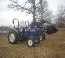 This FarmTrac 545 with power steering has a 42 hp, 175 cubic inch Ford engine and it weighs over 4100 pounds!  Get your FarmTrac 545 at Sundowner Tractor today!